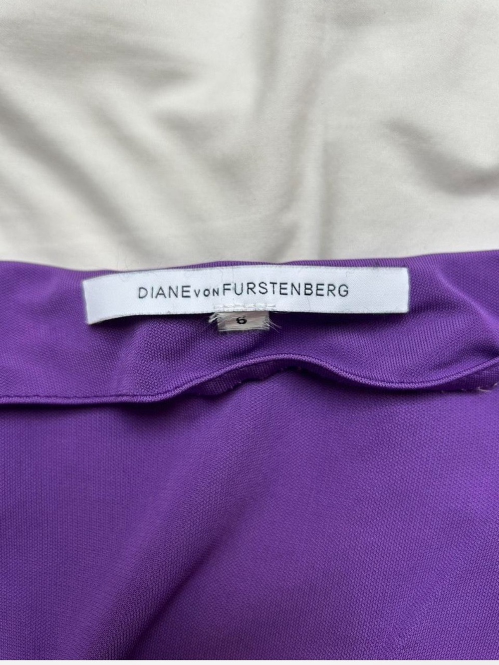 DVF Purple Julian Wrap Dress